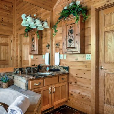 A Step Above Cabin bath