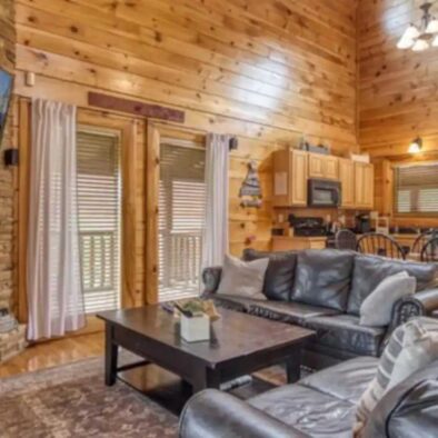 Smokies Escape Cabin living room