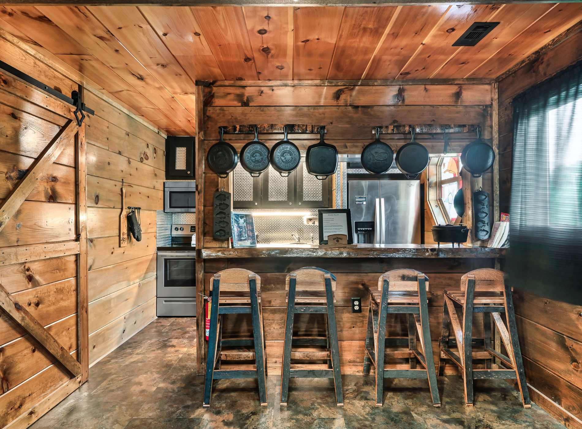Hideout Haven Cabin kitchen