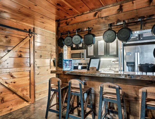 Hideout Haven Cabin kitchen