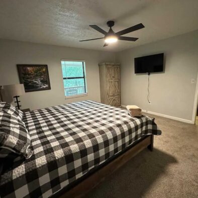 Kickback Shack Cabin Bedroom