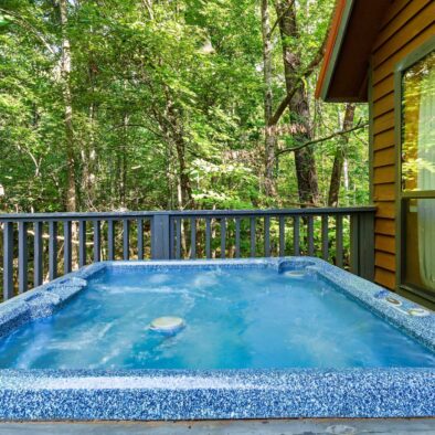 Boogie Bear Cabin hot tub