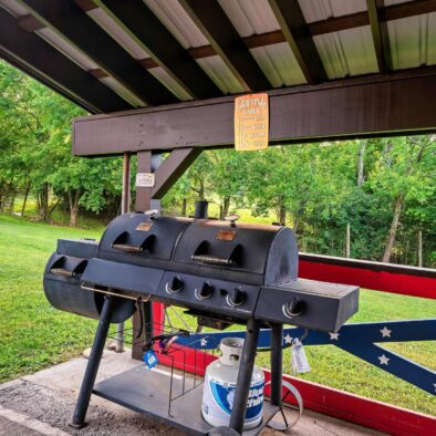 Hideout Haven Cabin grill