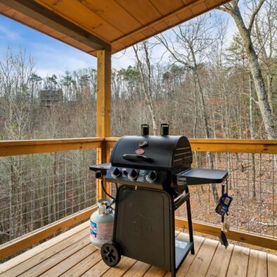 Fox and Fawn cabin grill