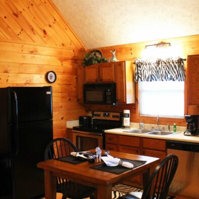 Jungle Fever Cabin kitchen