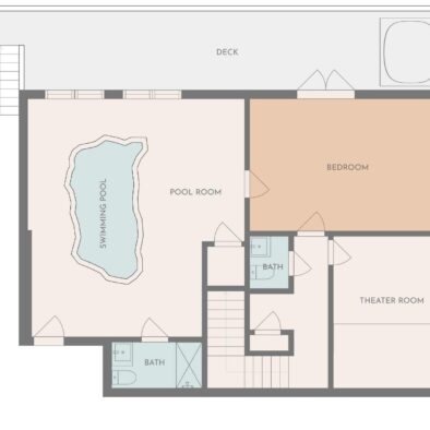 Fox and Fawn cabin floor plan