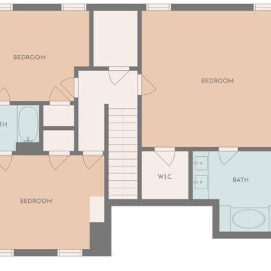 Fox and Fawn cabin floor plan