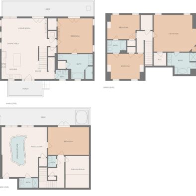 Fox and Fawn cabin floor plan