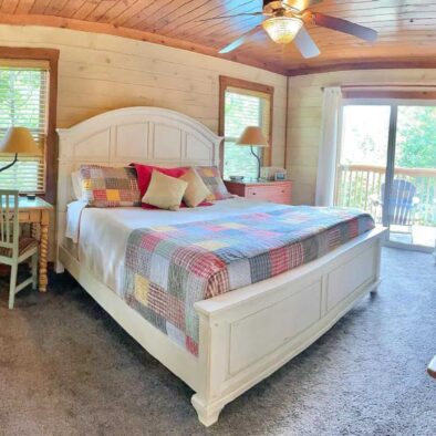 Riversong Lodge bed