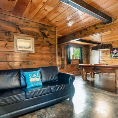 Hideout Haven Cabin living room