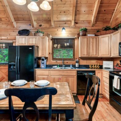 Jazzy's Cajun Cabin kitchen