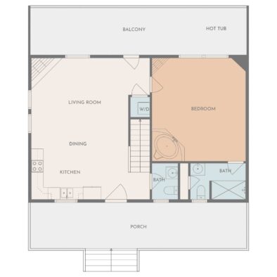 Jazzy's Cajun Cabin floor plan