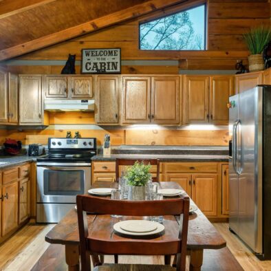 Tree House Tranquility Cabin kitchen