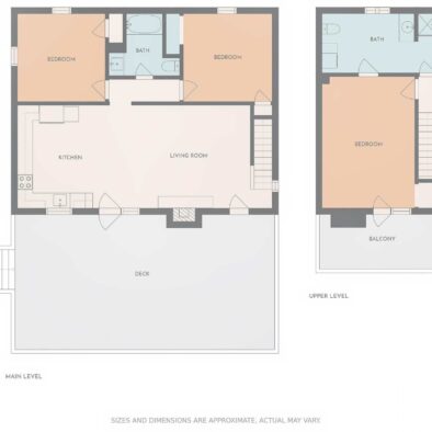 Tree House Tranquility Cabin floor plan