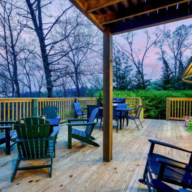 Tree House Tranquility Cabin Porch