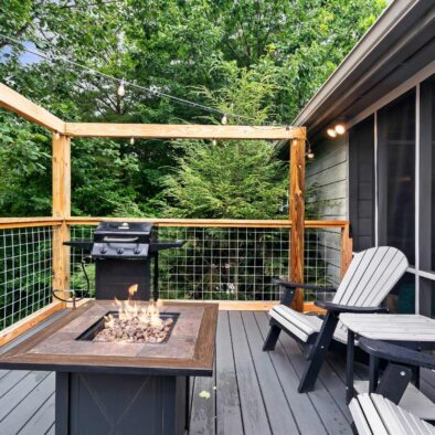 The Upper Room Cabin with Buckhead Cabin Rentals Deck